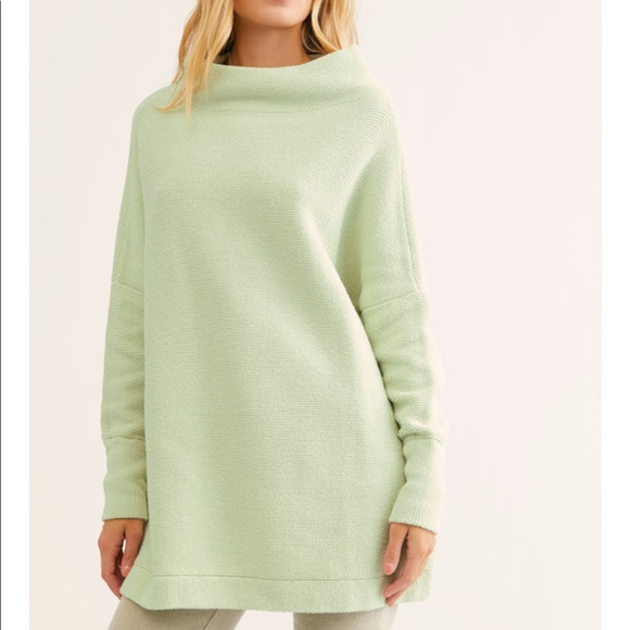 Free People Sweaters - Free People Ottoman Tunic in Honeydew, size M